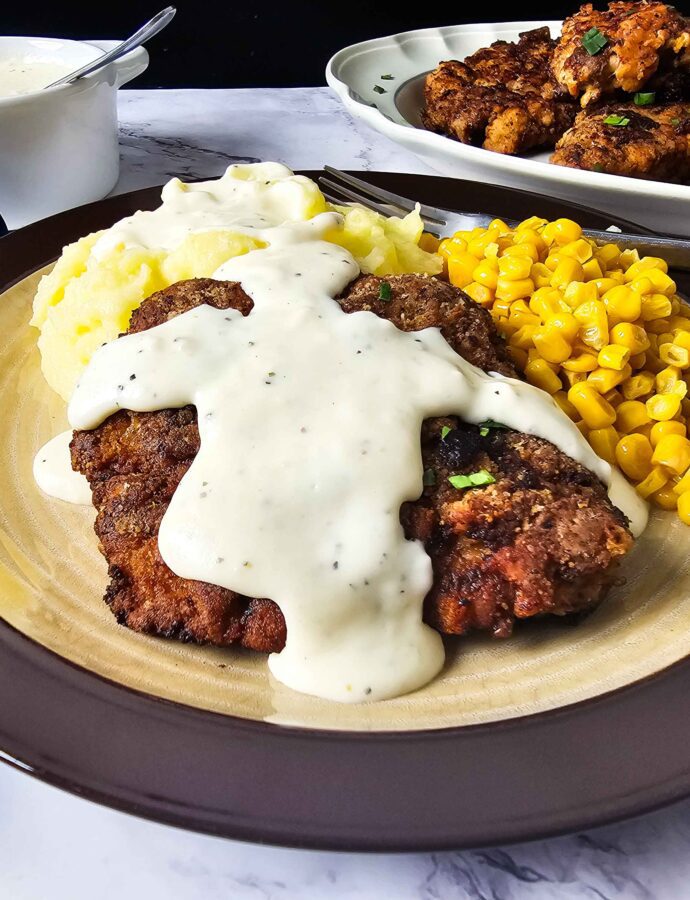 Homestyle Chicken Fried Steak with Gravy