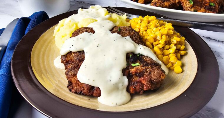 Homestyle Chicken Fried Steak with Gravy