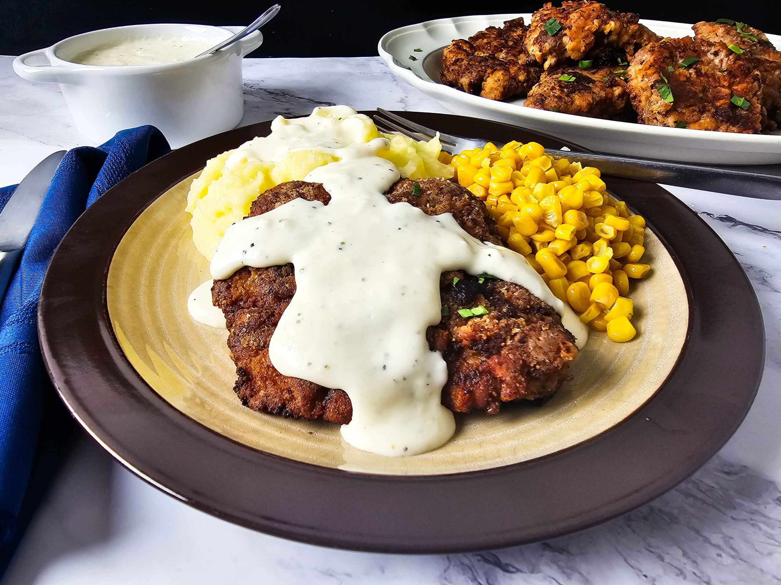 Homestyle Chicken Fried Steak with Gravy