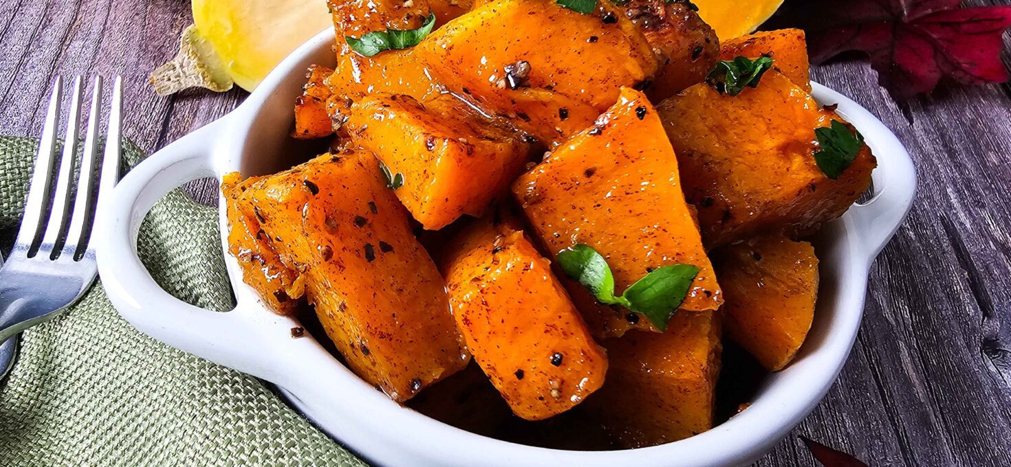 Simple Cinnamon Roasted Butternut Squash