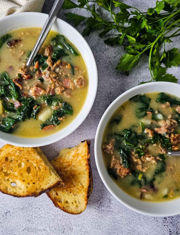 Creamy Tuscan Copycat Zuppa Toscana Soup