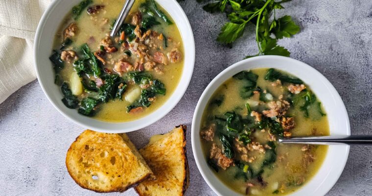 Creamy Tuscan Copycat Zuppa Toscana Soup