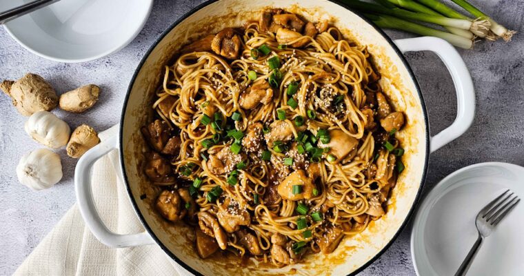 20-Minute Easy Chicken Teriyaki Noodles