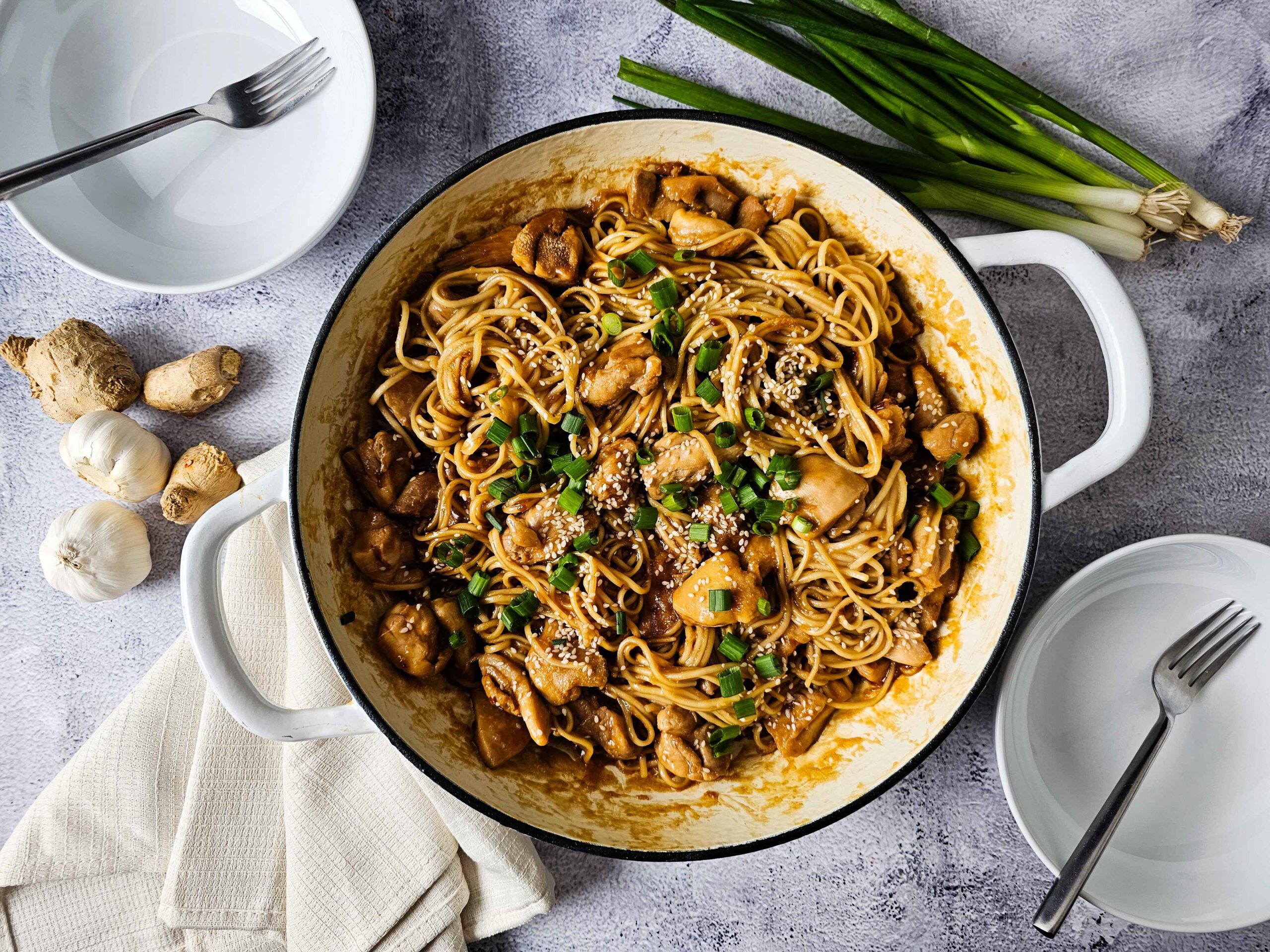 20-Minute Easy Chicken Teriyaki Noodles