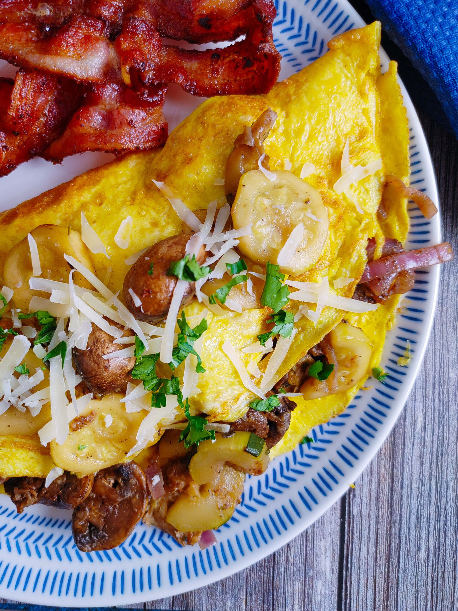 ENJOY AND SERVE THE OMELET