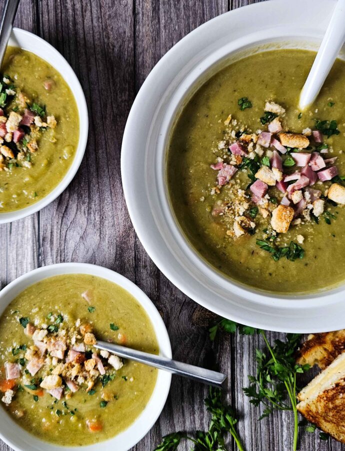 Hearty Homestyle Split Pea Soup