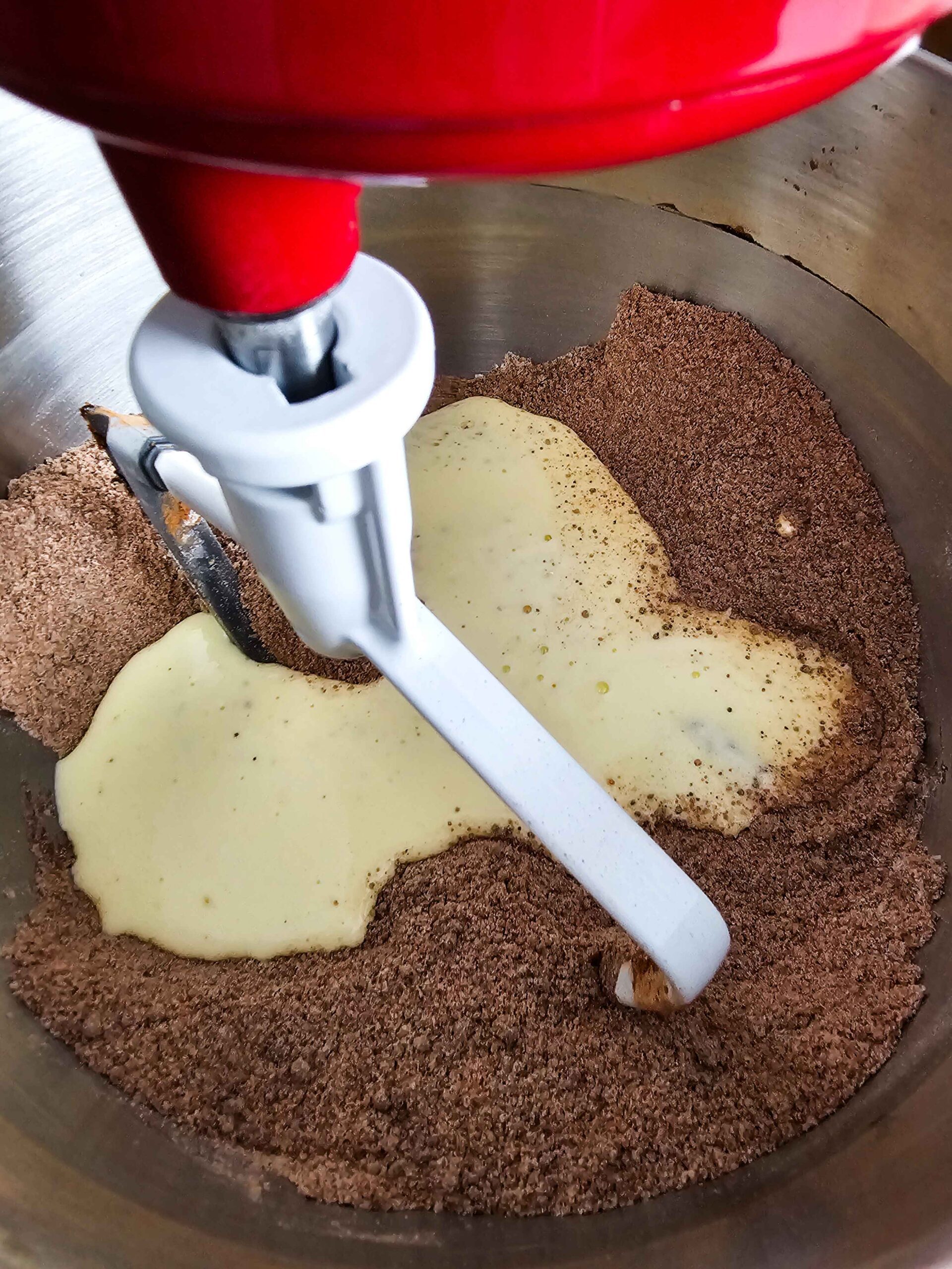 COMBINE WET AND DRY INGREDIENTS