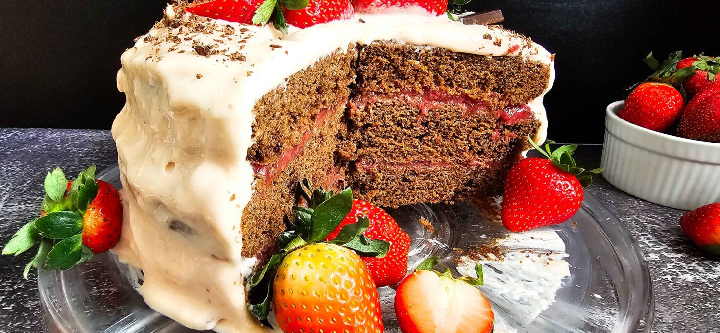 Ultimate Moist Strawberry Chocolate Cake