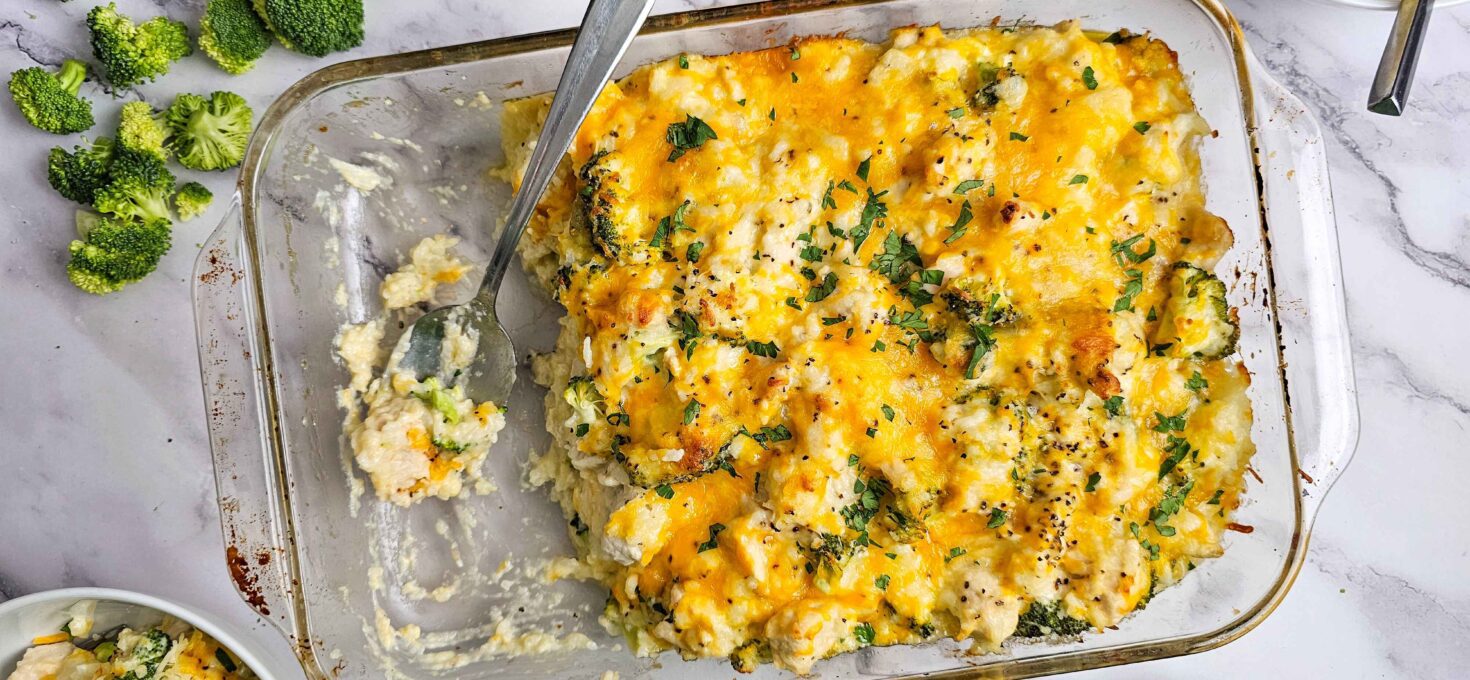 The Ultimate Cheesy Chicken Broccoli Casserole