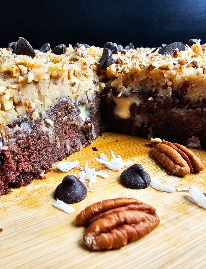 Irresistible German Chocolate Sheet Cake