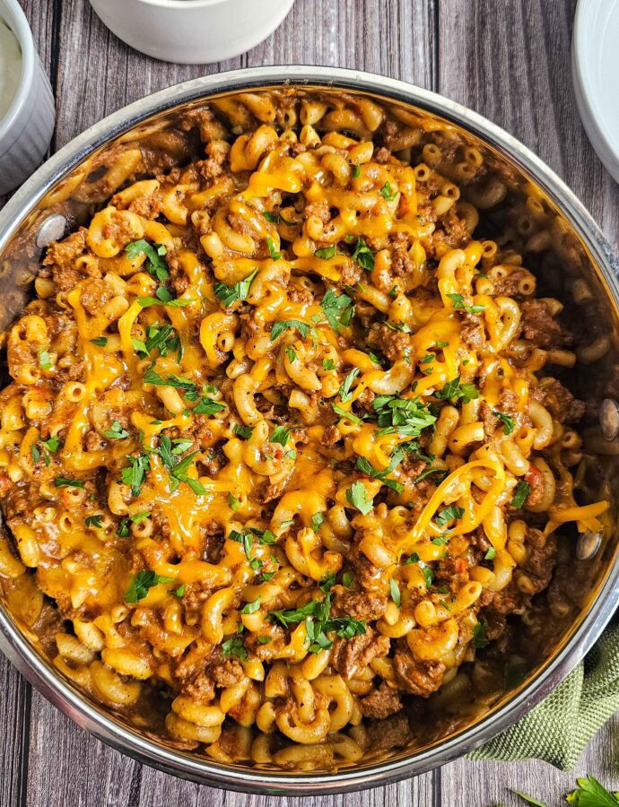 Easy One Pot Beef Taco Pasta