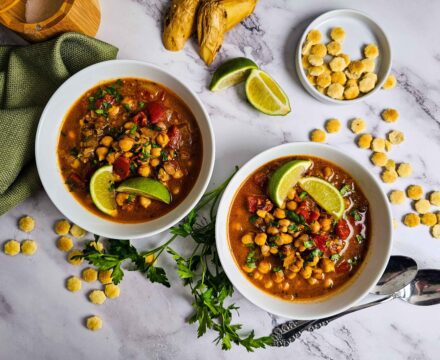 Warm Up with Chickpea Coconut Curry Soup
