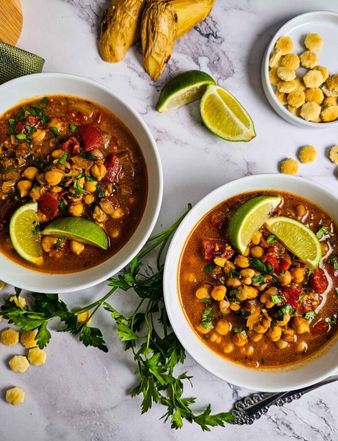 Warm Up with Chickpea Coconut Curry Soup
