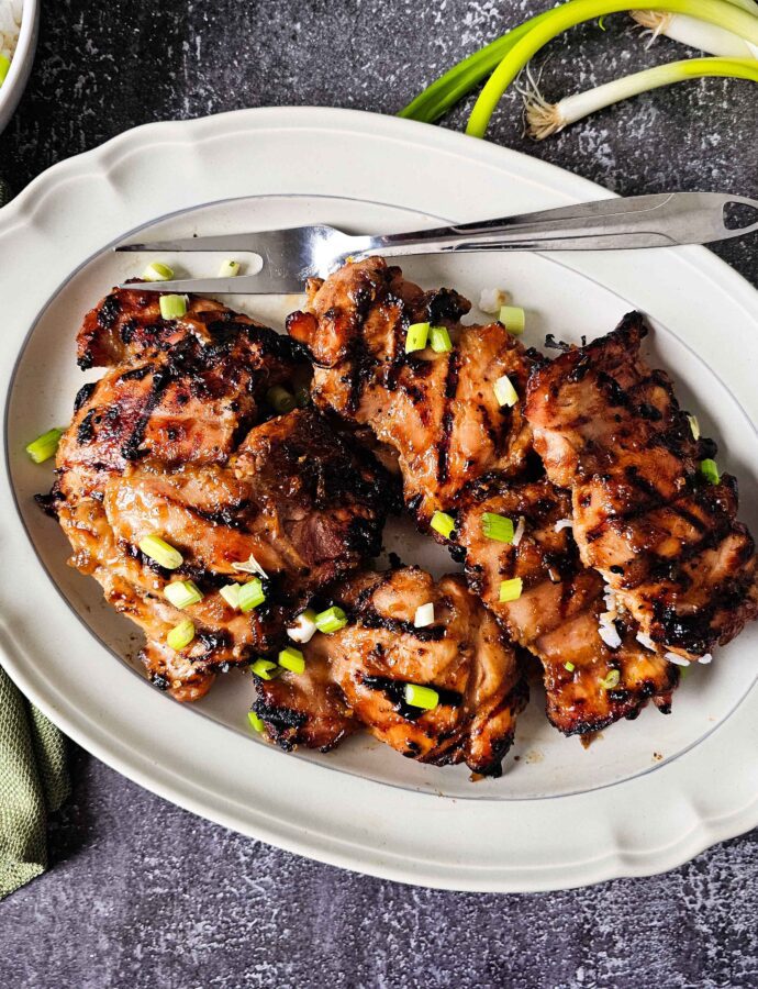 The Best Grilled Teriyaki Chicken Thighs
