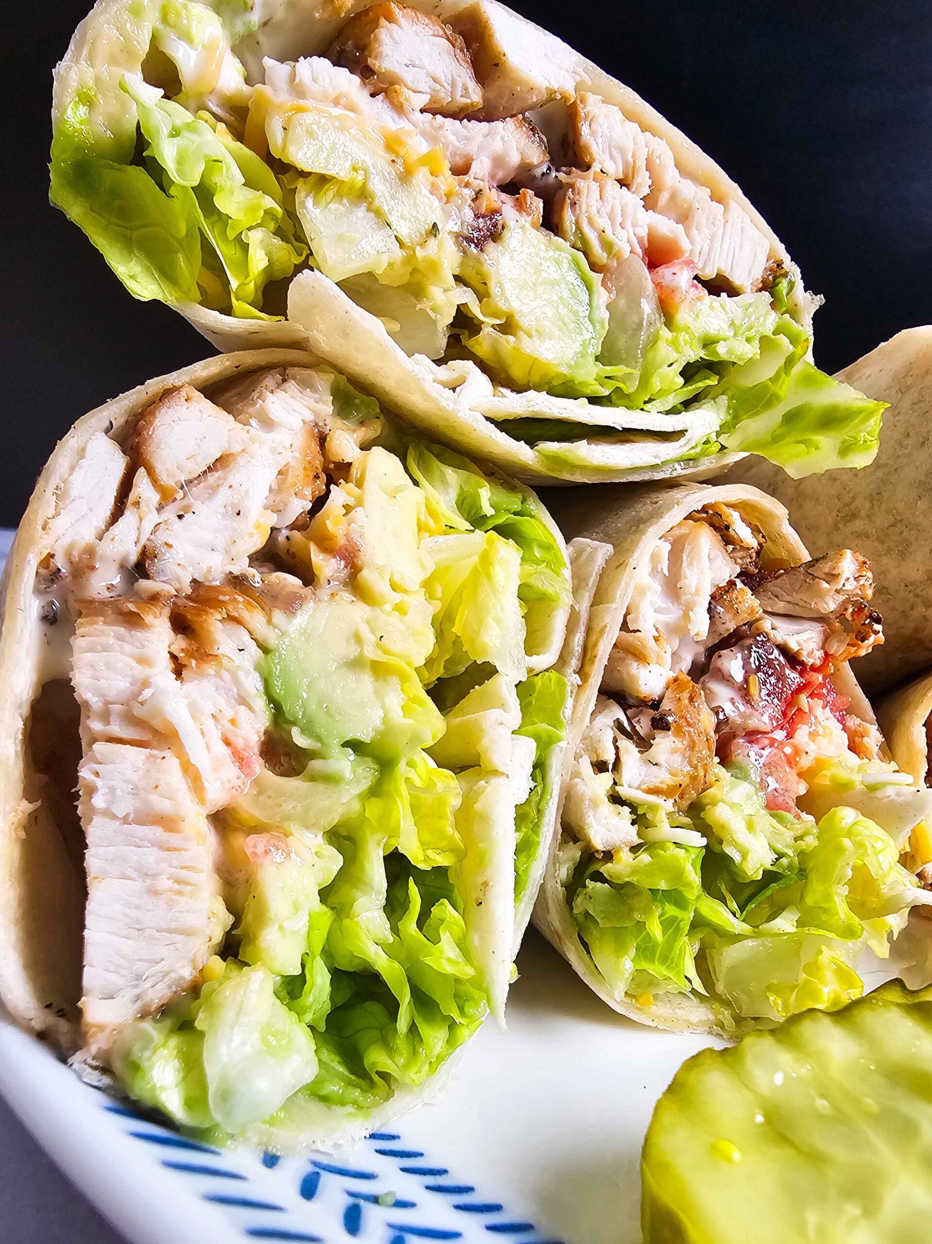 CUT THE WRAPS IN HALF AND ENJOY