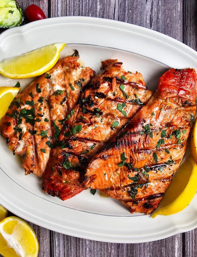 The Best Marinated Grilled Salmon