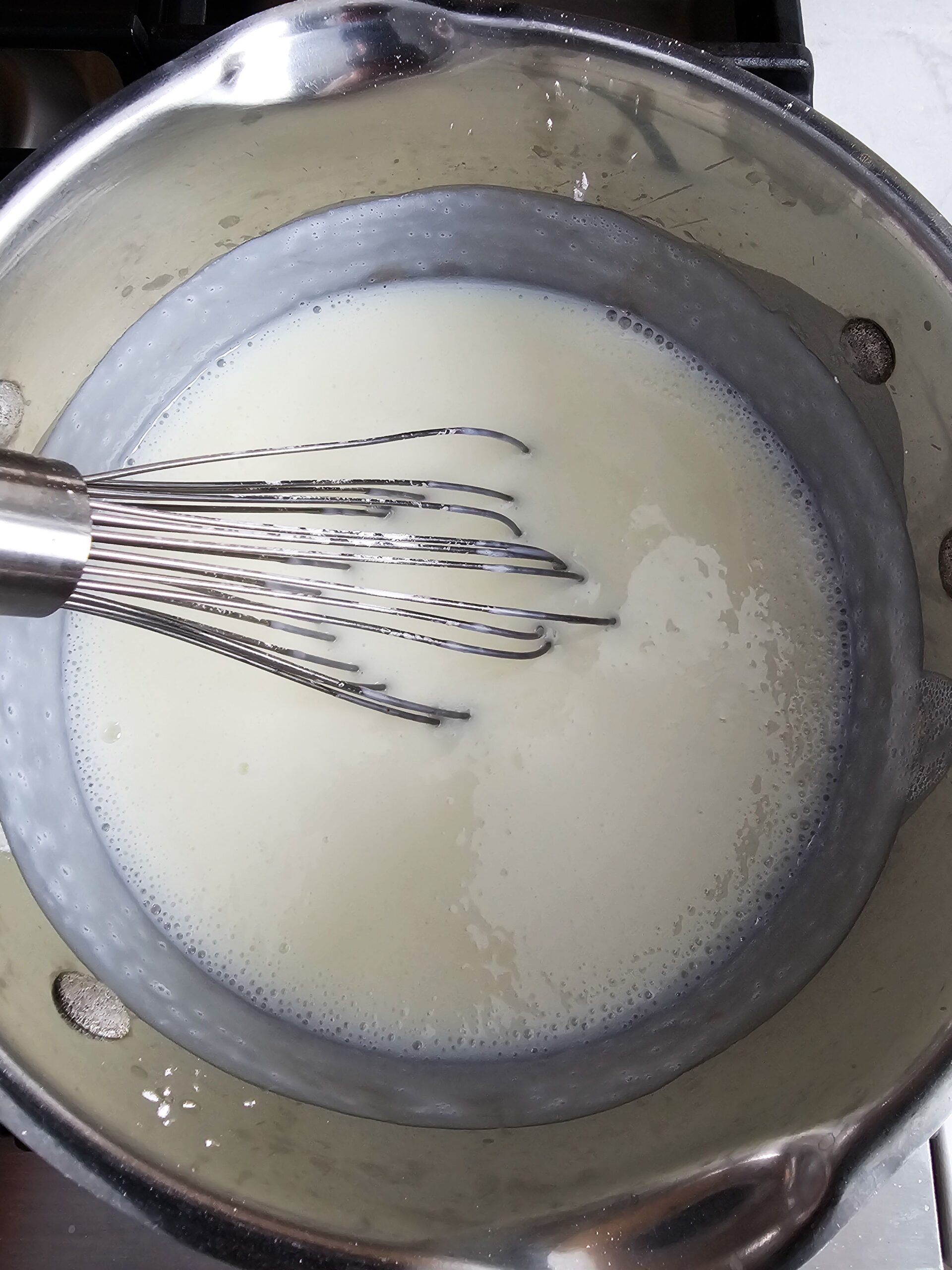 HEAT THE MILK, SUGAR, CORNSTARCH