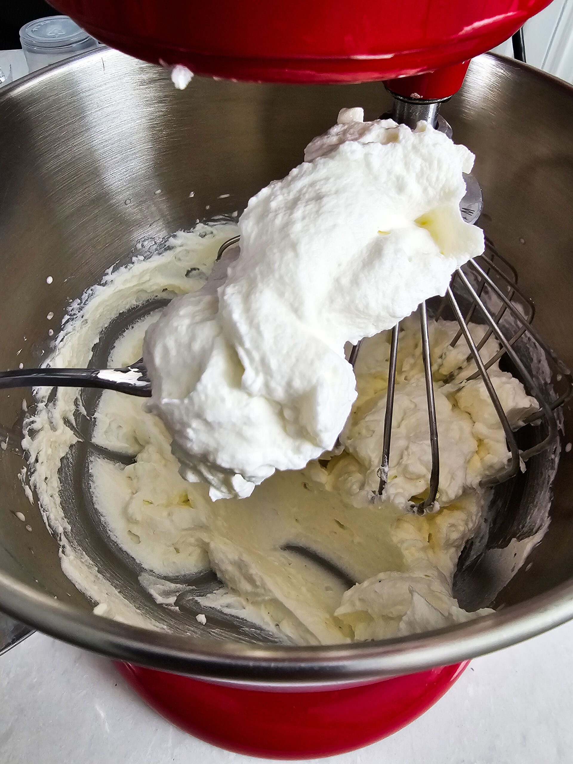 WHIP THE CREAM UNTIL YOU HAVE STIFF PEAKS