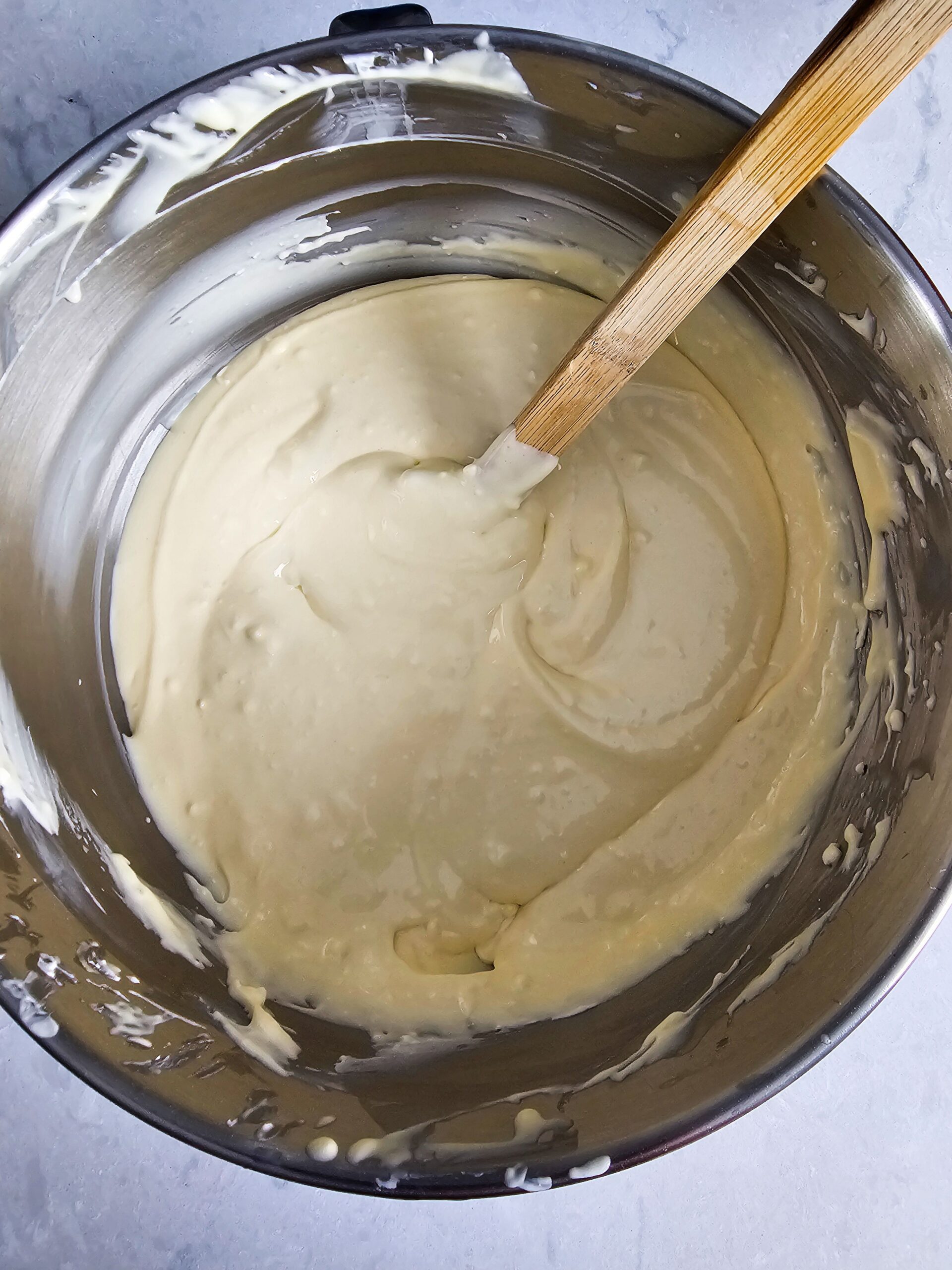 COMBINE THE CHEESECAKE INGREDIENTS