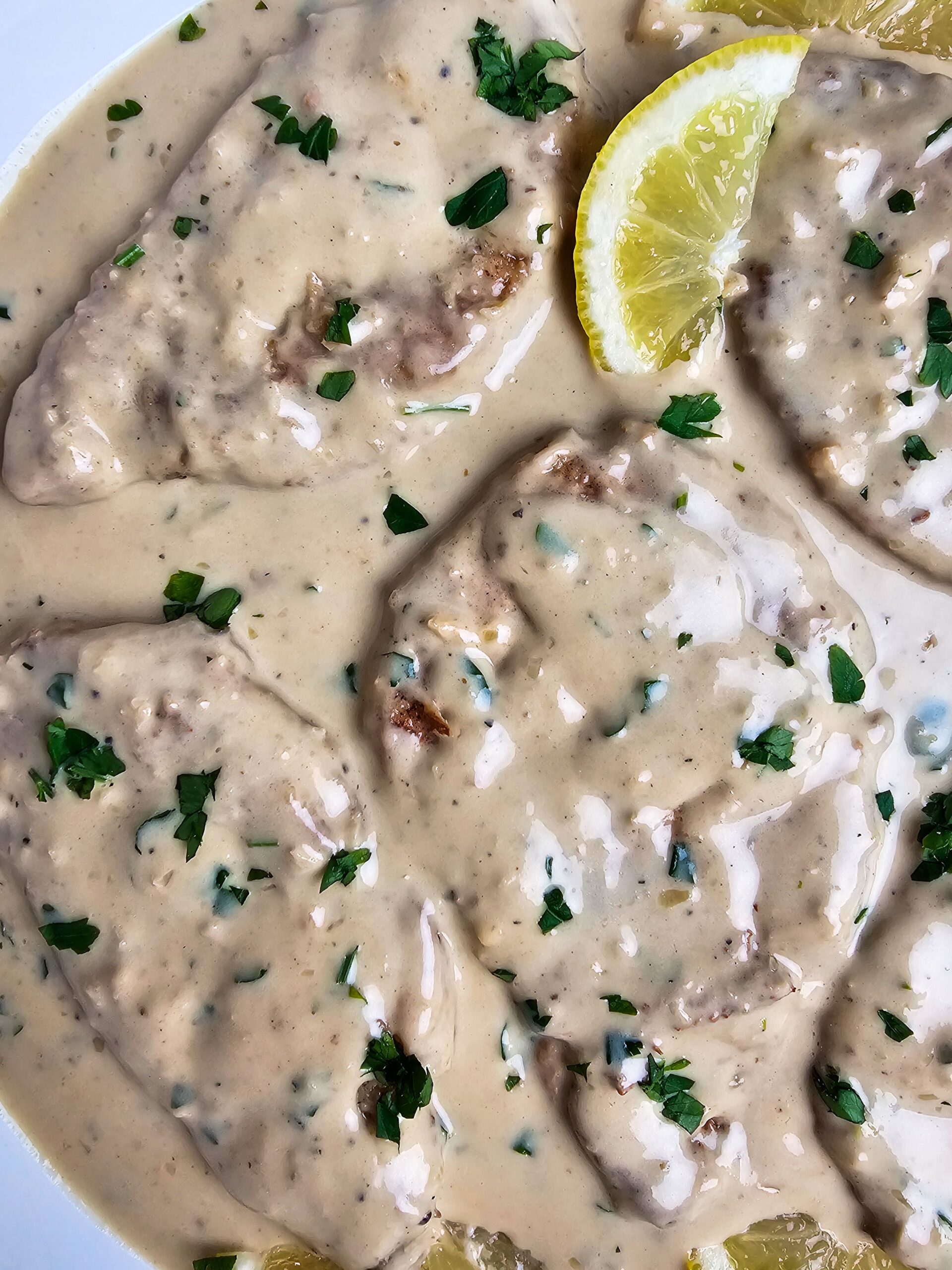 RETURN THE PORK CHOPS THE PAN AND SIMMER FOR A FEW MINUTES