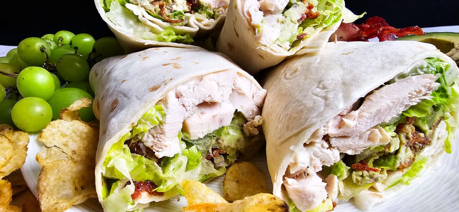 California Turkey Club Wrap (Healthy & Ready in 15 Minutes)