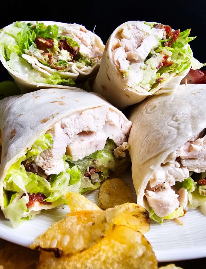 California Turkey Club Wrap (Healthy & Ready in 15 Minutes)