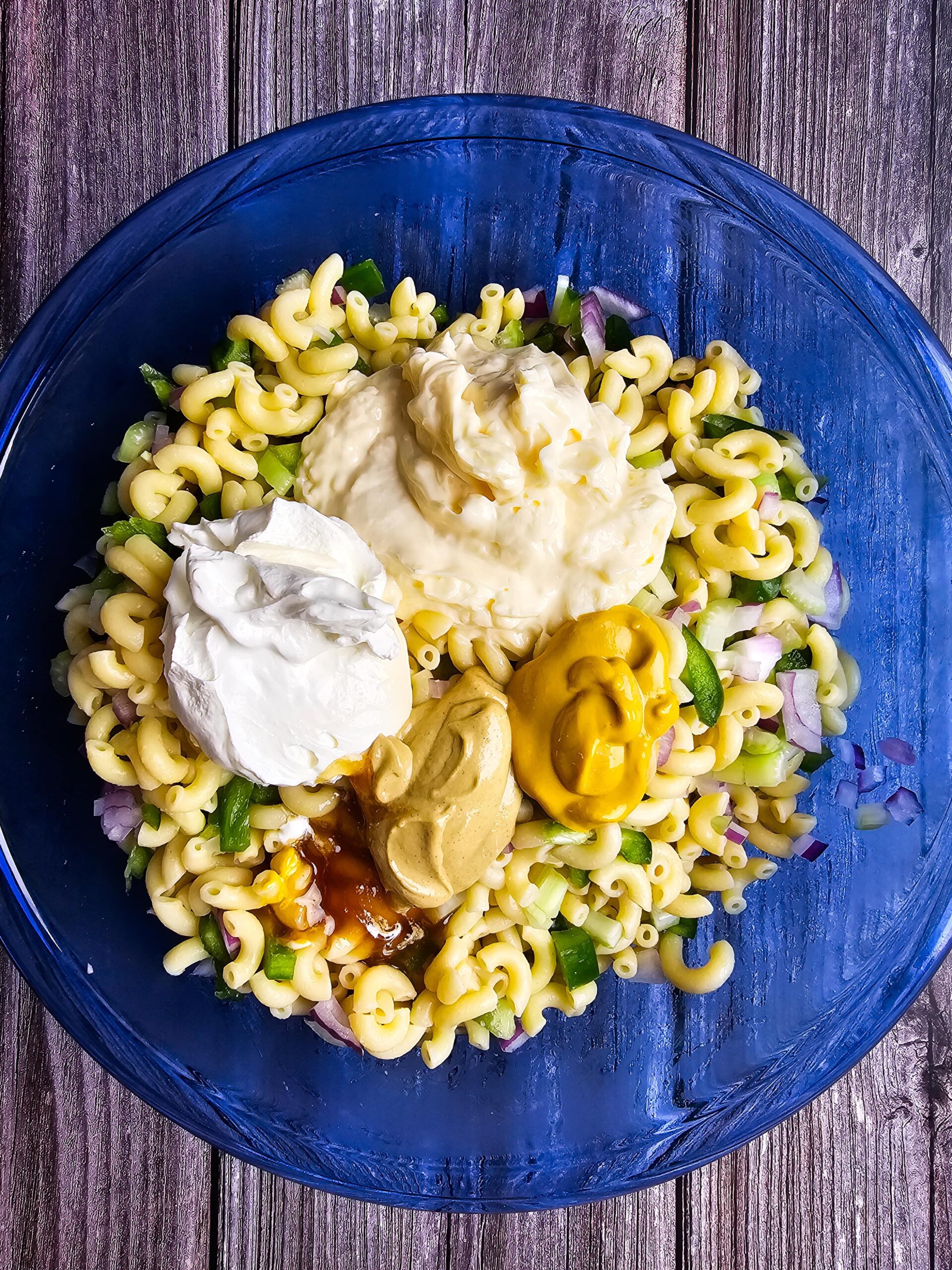 ADD THE DRESSING TO THE BOWL