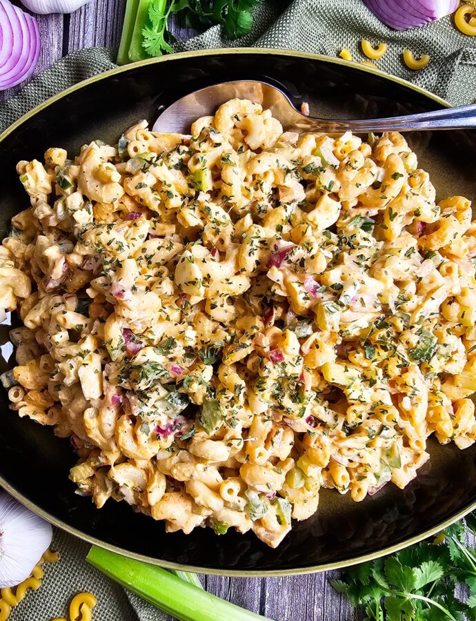 Ultimate Creamy Pasta Salad with Fresh Vegetables