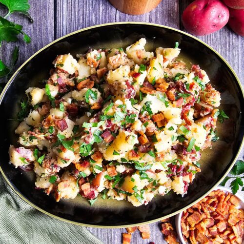 Warm German Potato Salad (No Mayo or Eggs)
