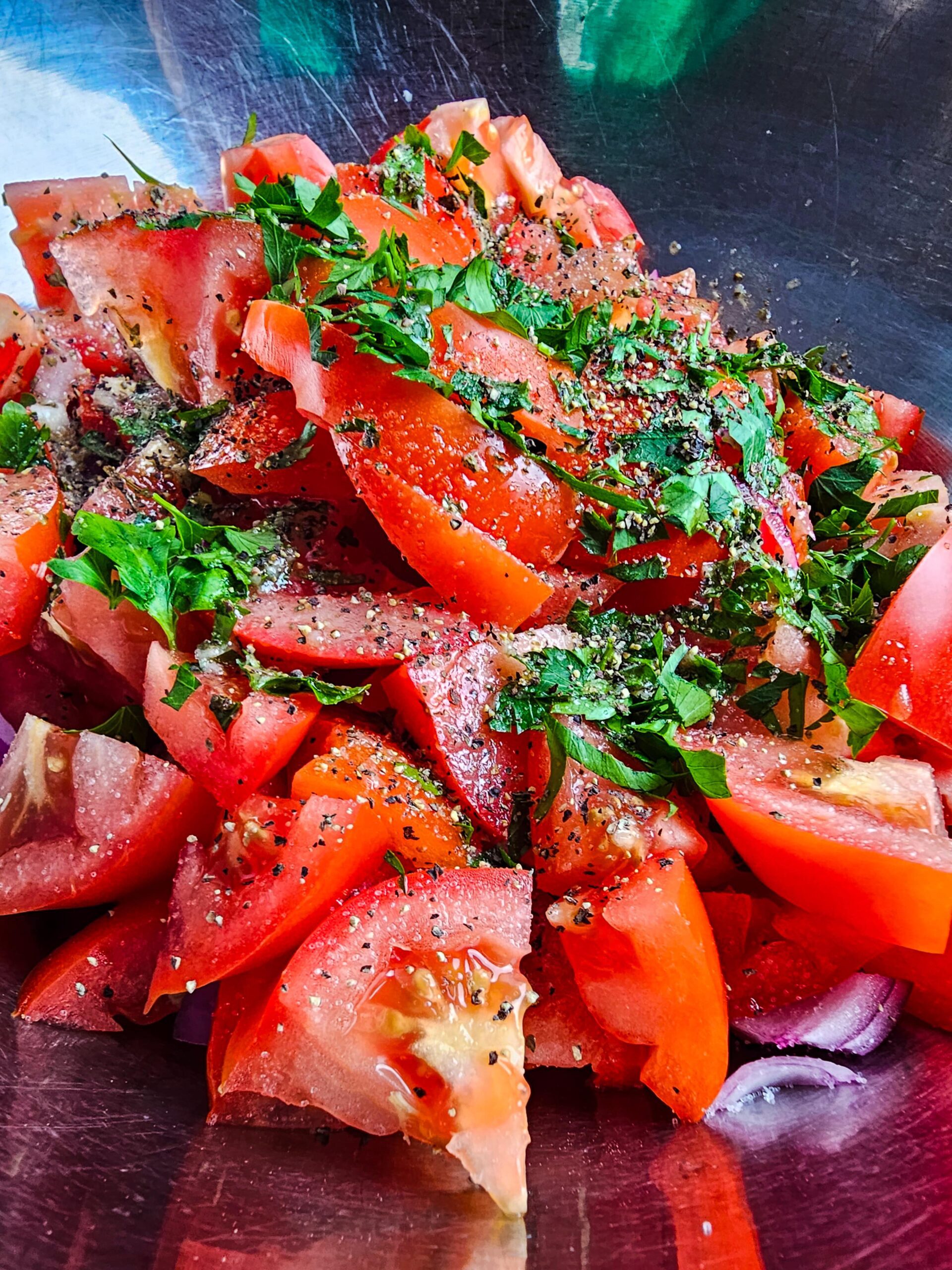COMBINE ALL THE INGREDIENTS INTO A LARGE MIXING BOWL