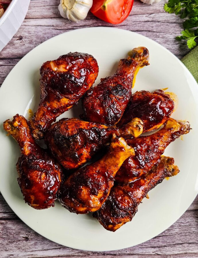 The Best Oven-Baked BBQ Chicken Legs