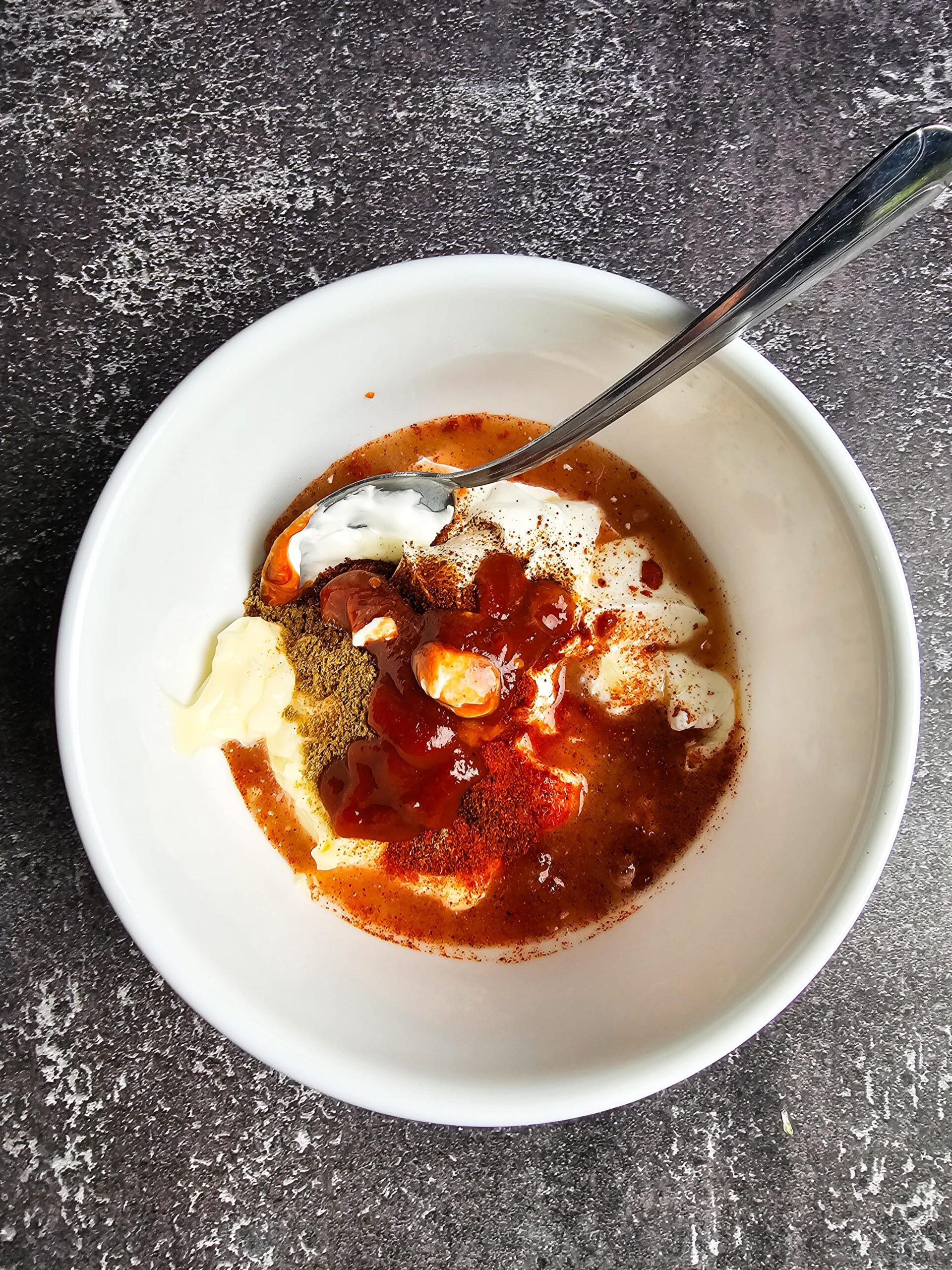 MIX THE DRESSING INGREDIENTS AND STIR TO COMBINE