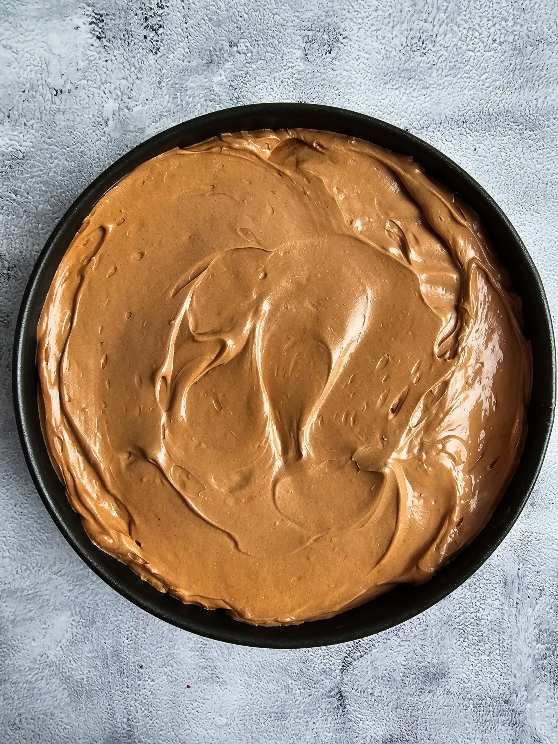 POUR THE NO BAKE MIXTURE INTO THE SPRINGFORM PAN