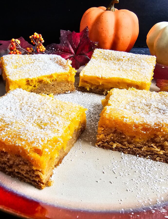 Simple & Creamy Pumpkin Butter Dessert Bars