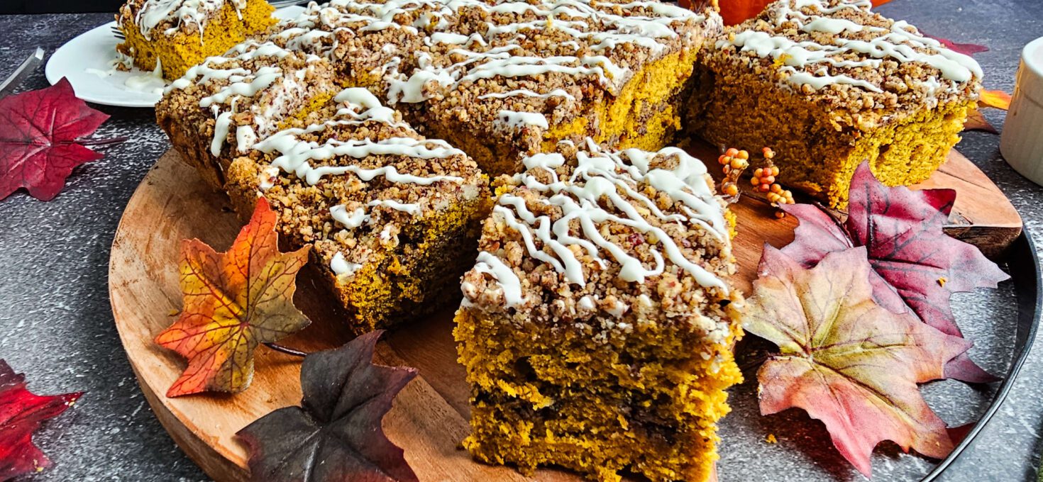 Best Pumpkin Coffee Cake with Cinnamon Streusel Topping
