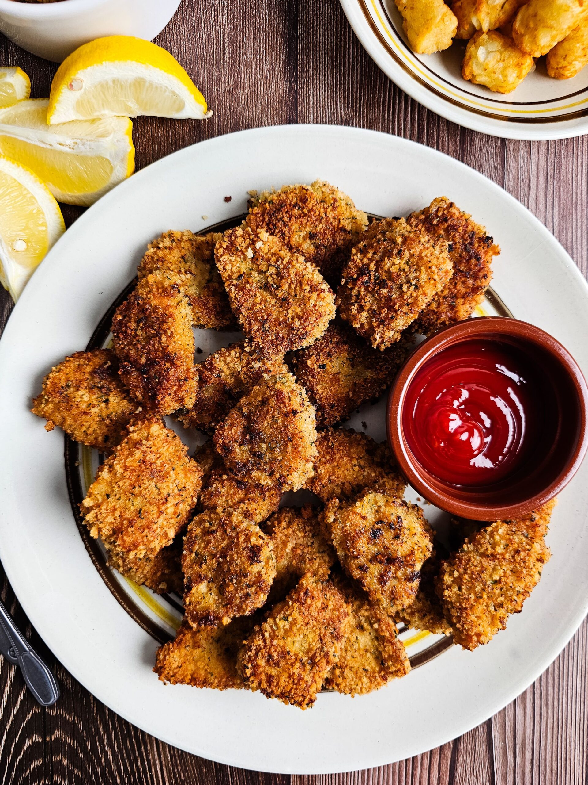 SERVE AND ENJOY THE PREPARED NUGGETS DIP IN YOUR FAVORITE SAUCE