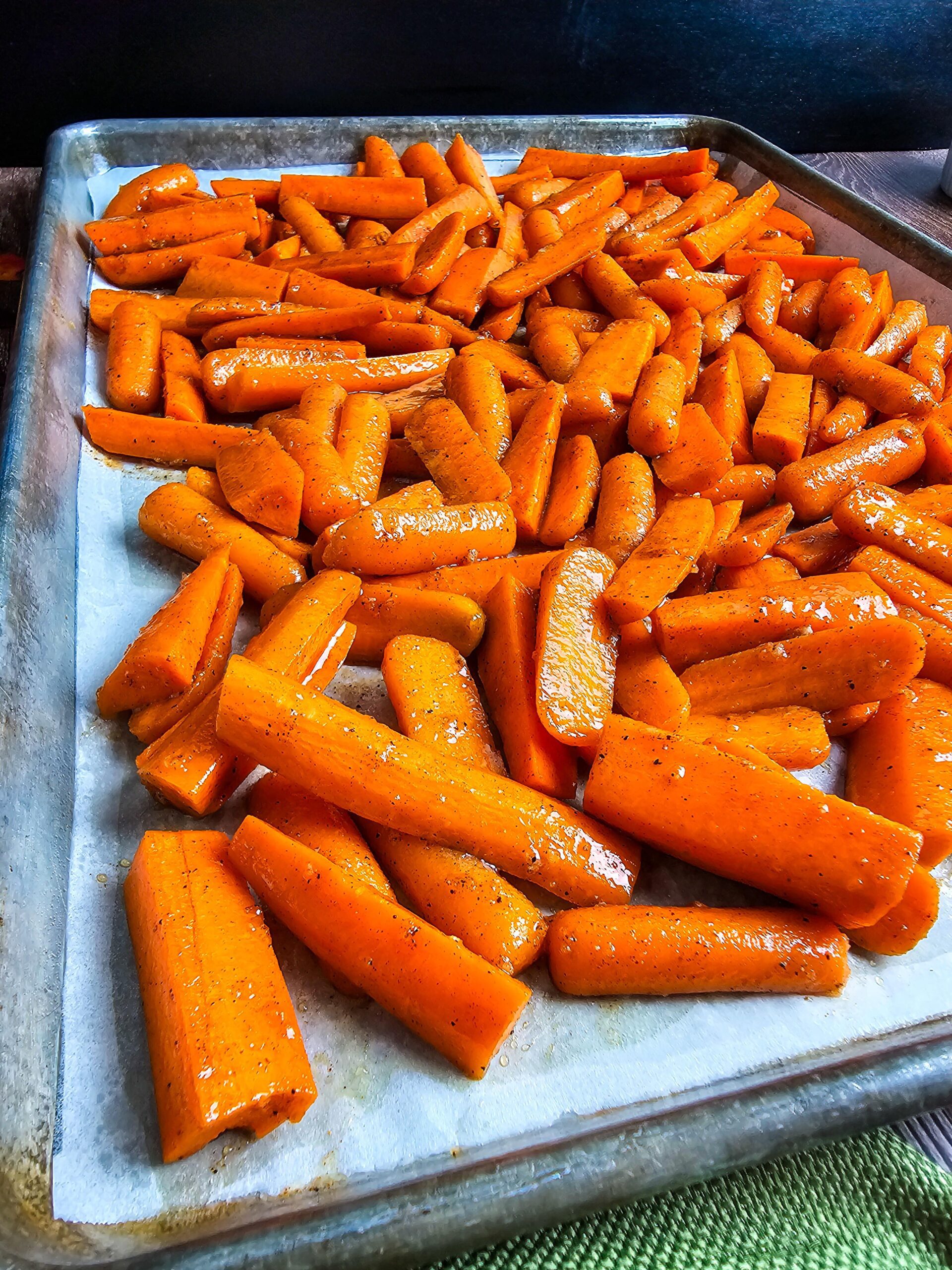 roast the carrots
