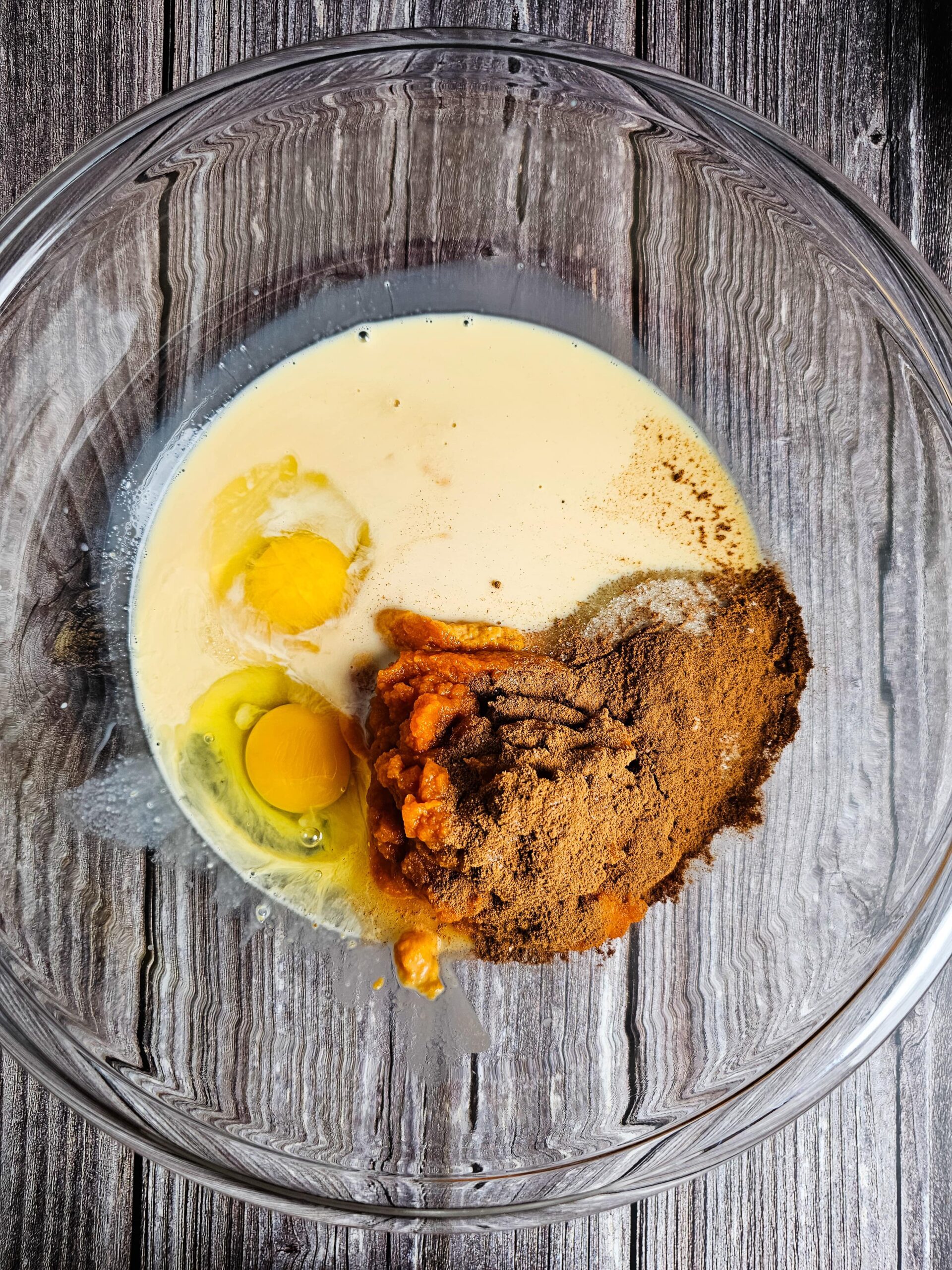 COMBINE THE PUMPKIN FILLING INGREDIENTS