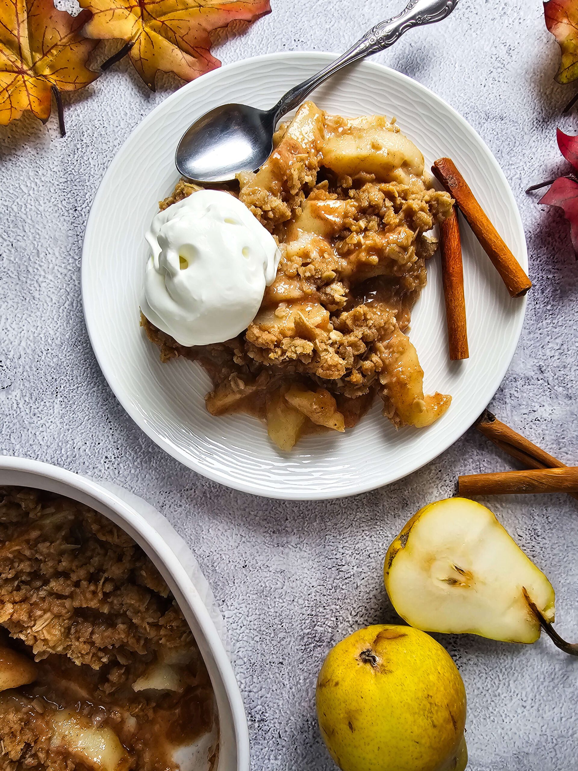 SERVE WITH A SCOOP OF VANILLA ICE CREAM