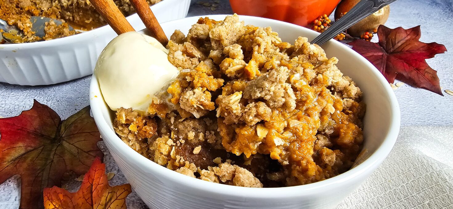 Easy Pumpkin Crisp Recipe – Better Than Pumpkin Pie!