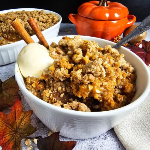 Easy Pumpkin Crisp Recipe – Better Than Pumpkin Pie!