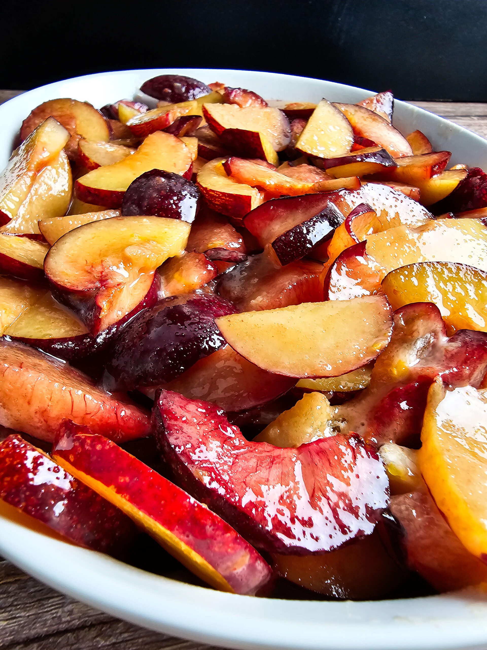 POUR INTO A BAKING DISH