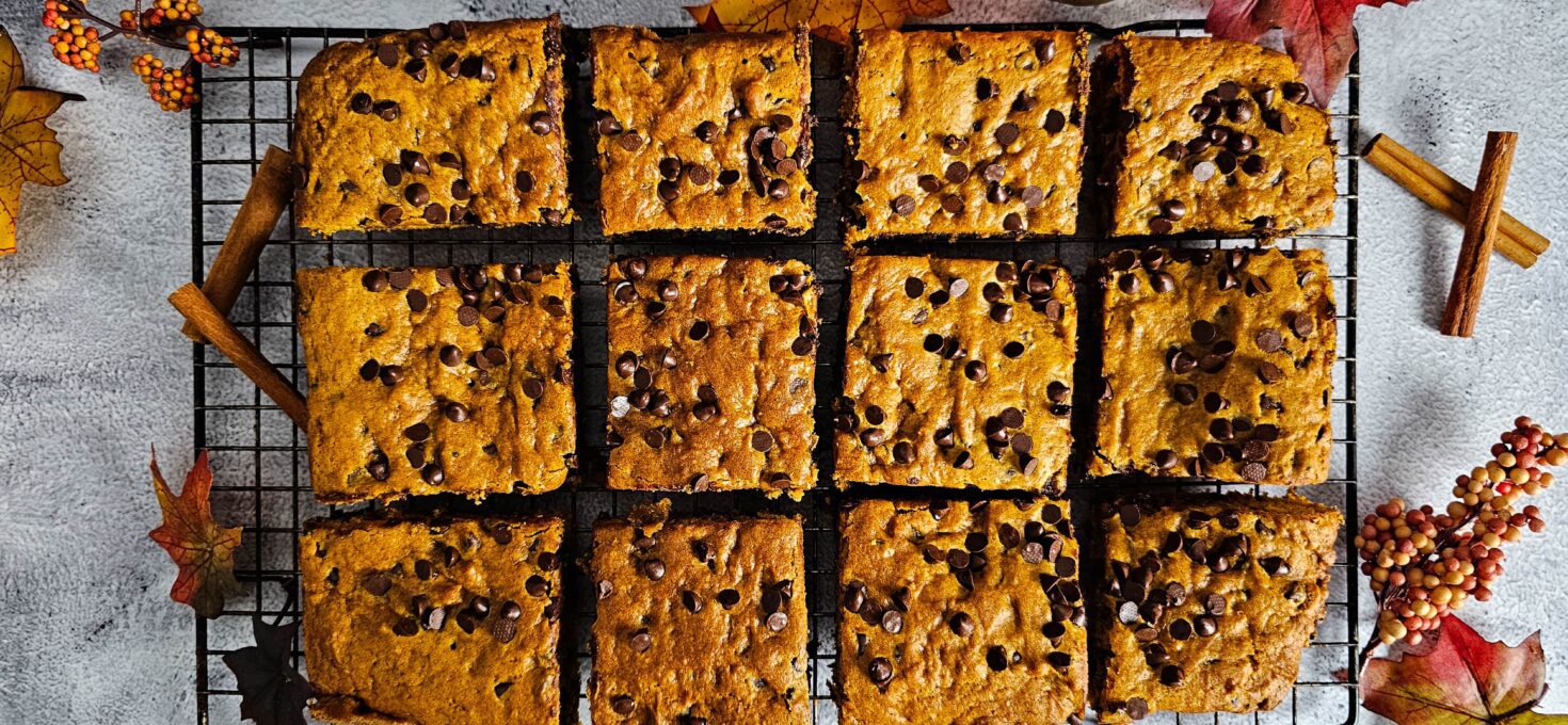 Best Chocolate Chip Pumpkin Bars – Simple Fall Treat