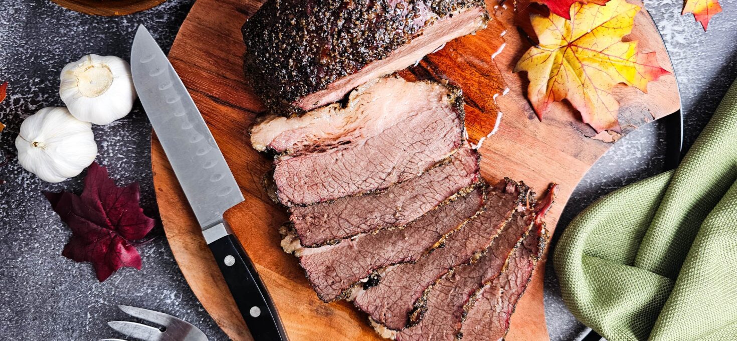 Easy Salt and Black Pepper Baked Beef Brisket