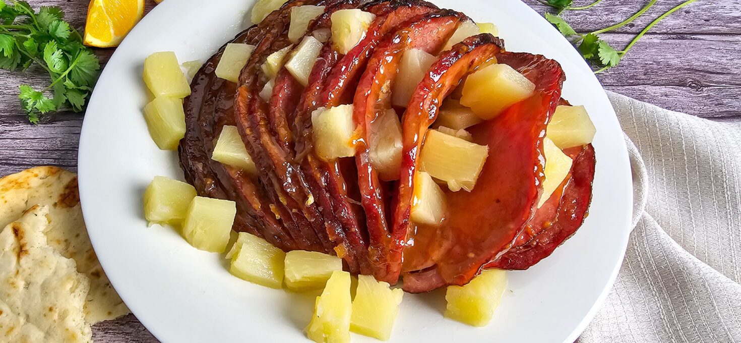 Perfect Slow Cooker Glazed Spiral Ham