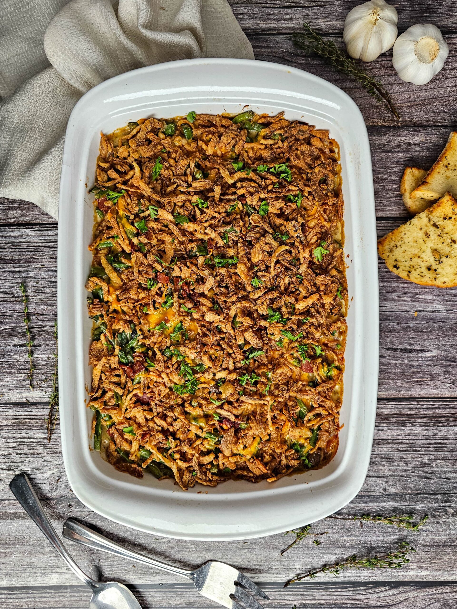 BAKE THE GREEN BEAN CASSEROLE