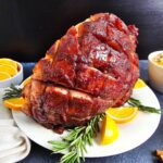 Easy Cranberry Maple Glazed Ham | Best Holiday Baked Ham
