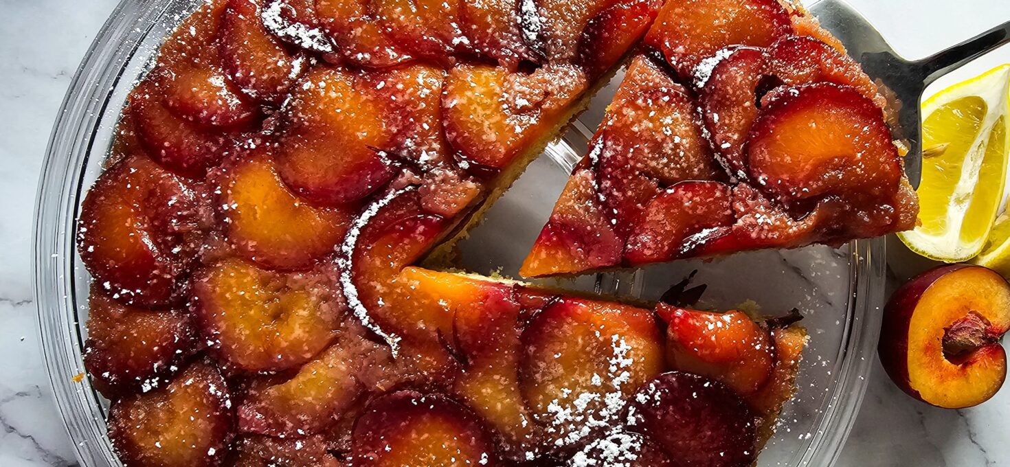 The Best Upside Down Plum Cake (Better Than Bakery Quality!)