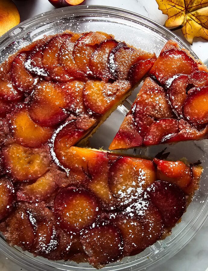 The Best Upside Down Plum Cake (Better Than Bakery Quality!)