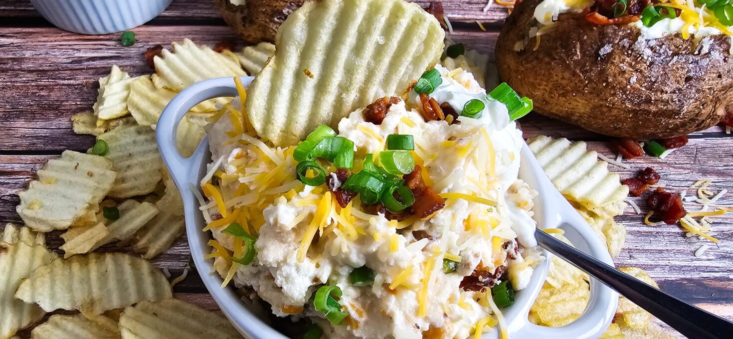 Ultra-Scoopable Baked Potato Dip (Better Than The Classic!)